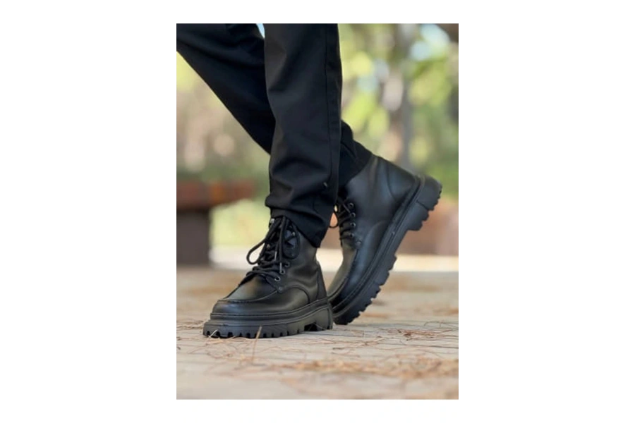 Shoecide Sho2529 - Fantasya St Erkek Bot Sıyah