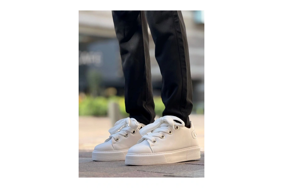 Shoecide Sho2531 - Anjelino Erkek Ayakkabı Beyaz