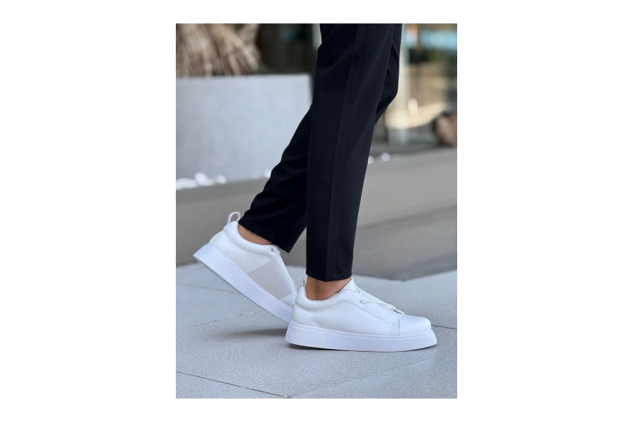 Shoecide Sho2603 - İpekyol Erkek Ayakkabı Beyaz