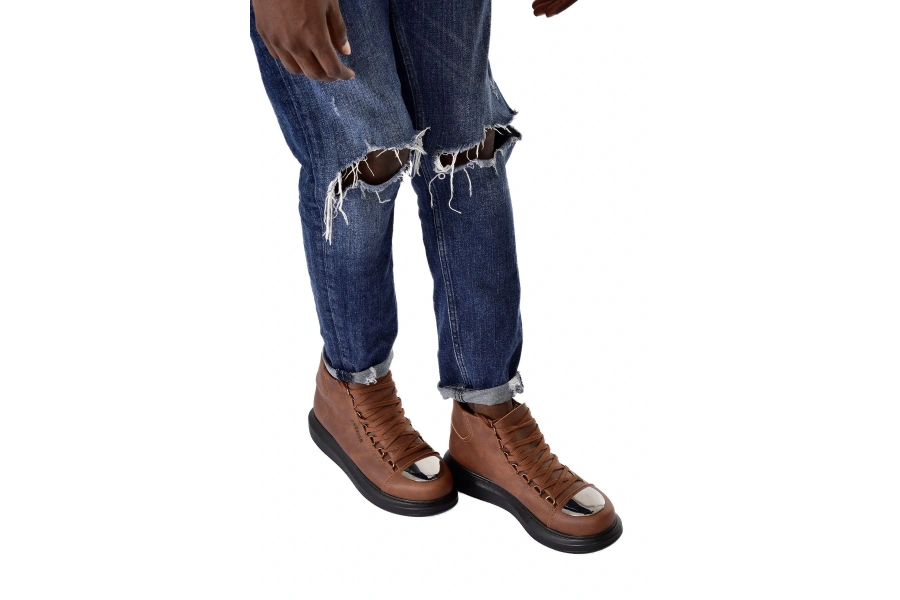 Shoecide Sho267 - Cst Roma Mirror Erkek Bot Taba