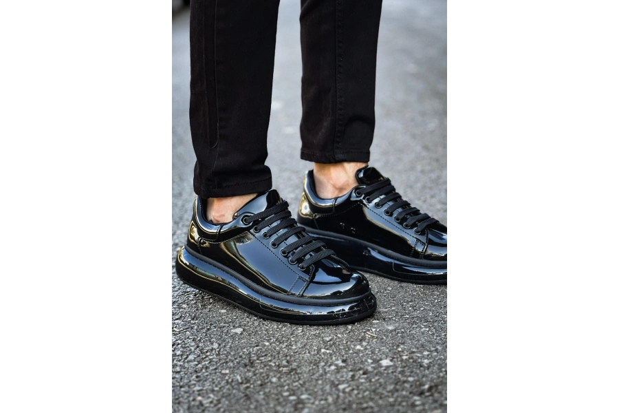 Shoecide Sho295 - Rst Sollıevo Erkek Ayakkabı Sıyah