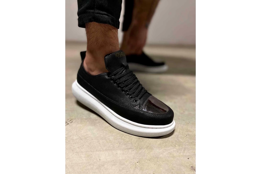 Shoecide Sneakers Ayakkabı 813 Siyah (beyaz Taban)