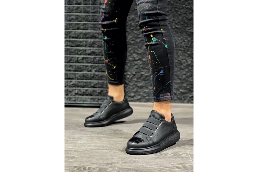 Shoecide Sneakers Ayakkabı 888 Siyah (siyah Taban)