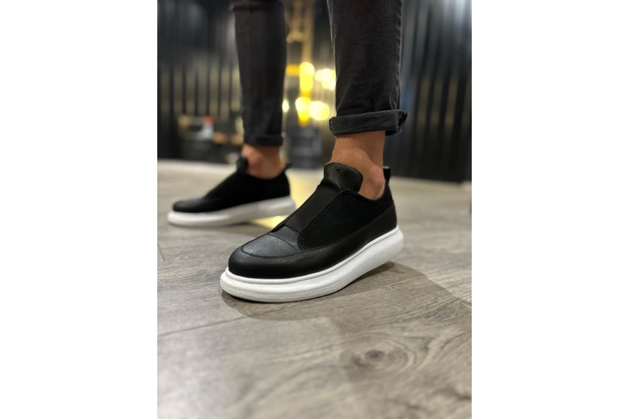 Shoecide Sneakers Ayakkabı 911 Siyah (beyaz Taban)