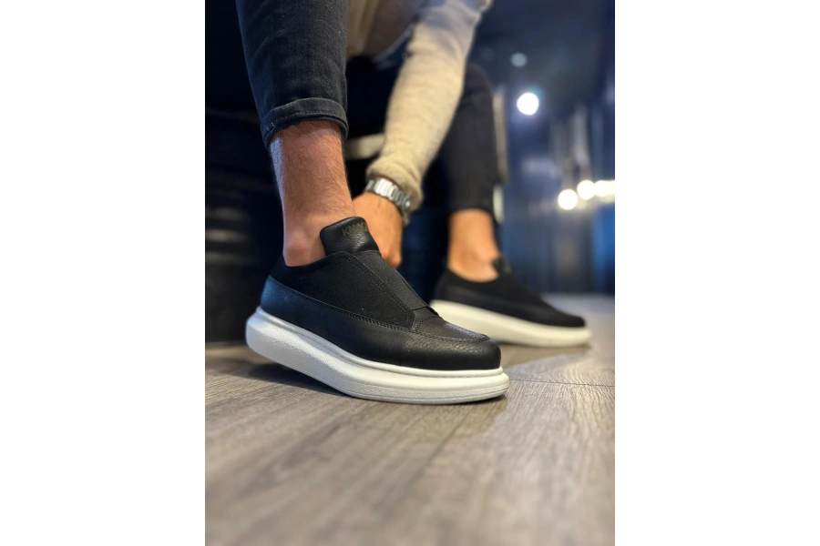 Shoecide Sneakers Ayakkabı 911 Siyah (beyaz Taban)