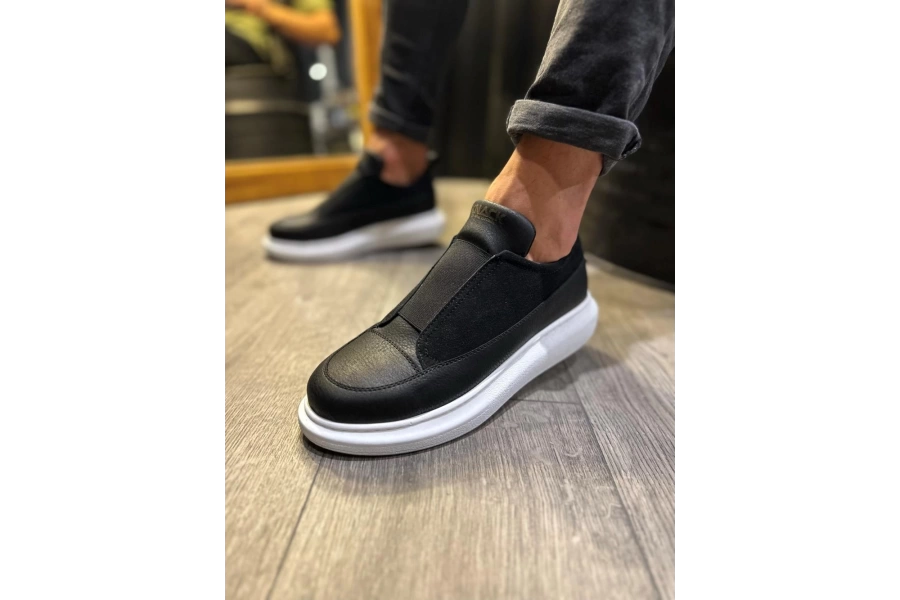 Shoecide Sneakers Ayakkabı 911 Siyah (beyaz Taban)