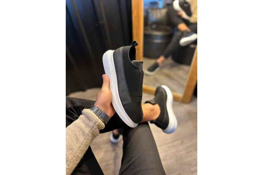 Shoecide Sneakers Ayakkabı 911 Siyah (beyaz Taban)