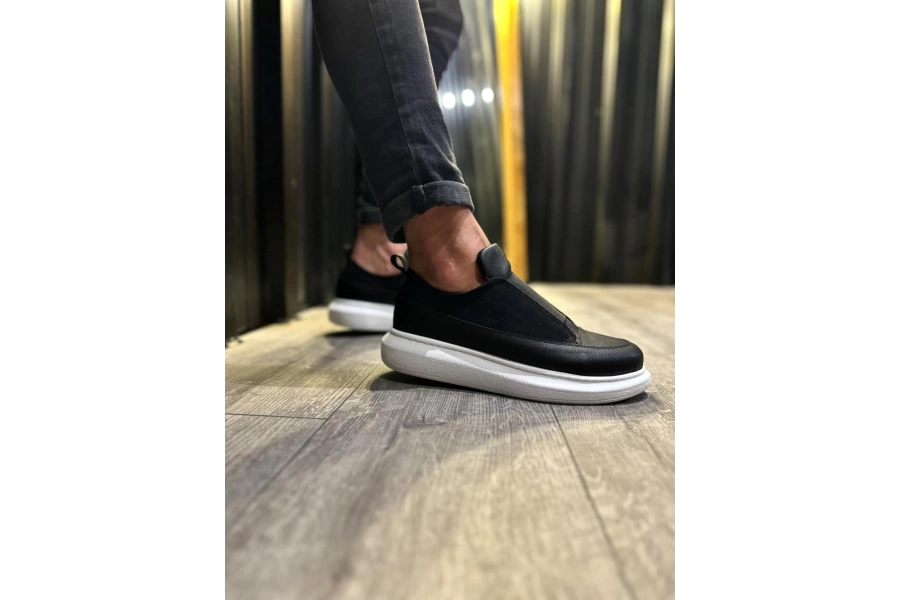 Shoecide Sneakers Ayakkabı 911 Siyah (beyaz Taban)