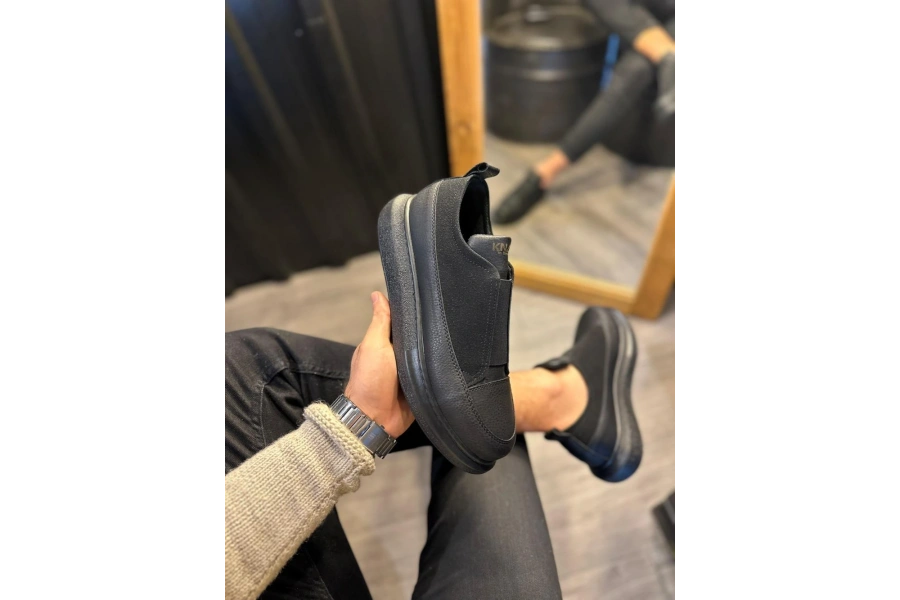 Shoecide Sneakers Ayakkabı 911 Siyah (siyah Taban)