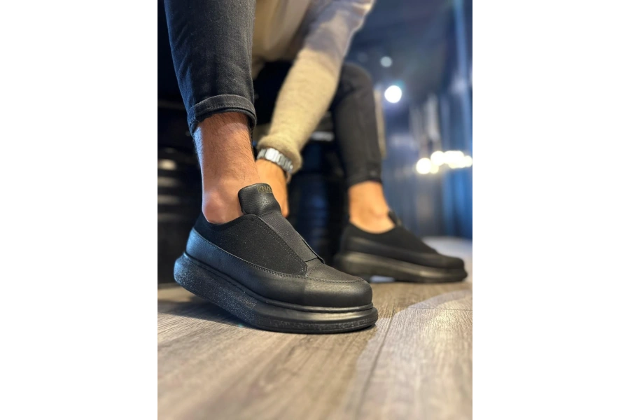 Shoecide Sneakers Ayakkabı 911 Siyah (siyah Taban)