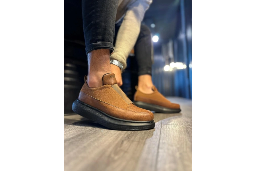 Shoecide Sneakers Ayakkabı 911 Taba (siyah Taban)