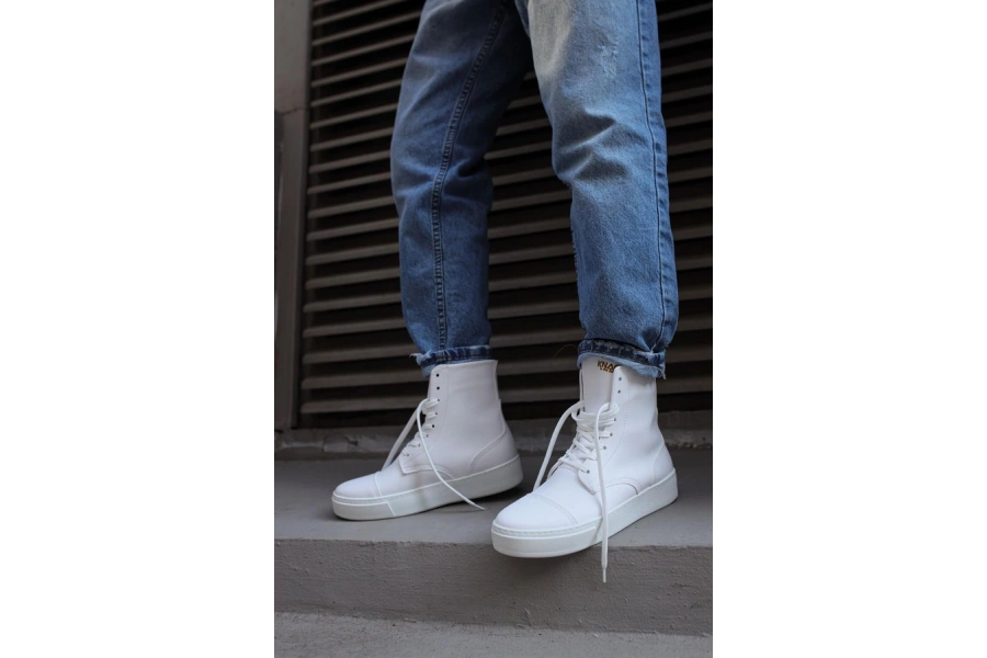 Shoecide Spor Bot 022 Beyaz