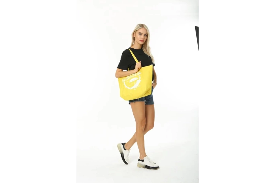 Shoecide Summer Beach Bag Plaj Çantası Sarı