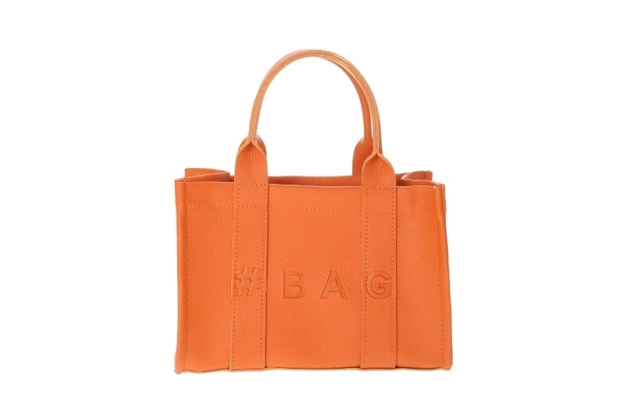 Shoecide Turuncu Deri Mini Tote Çanta
