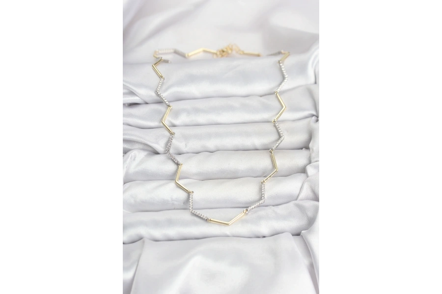 Shoecide Vıp Seri Zikzak Model Kadın Kolye