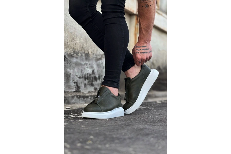Shoecide Wg010 Haki Erkek Casual Ayakkabı
