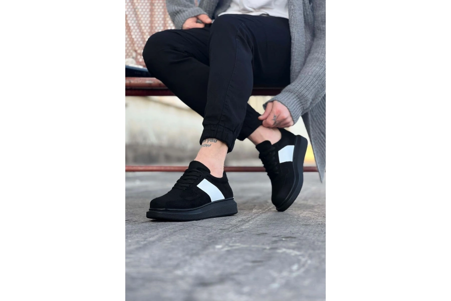 Shoecide Wg011 Kömür Süet Erkek Casual Ayakkabı