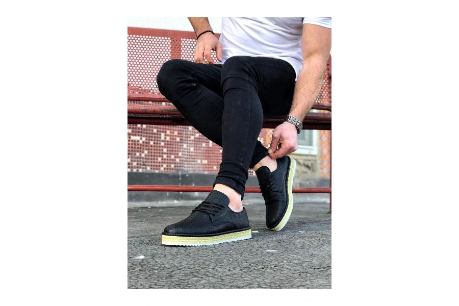 Shoecide Wg013 Siyah Erkek Ayakkabı