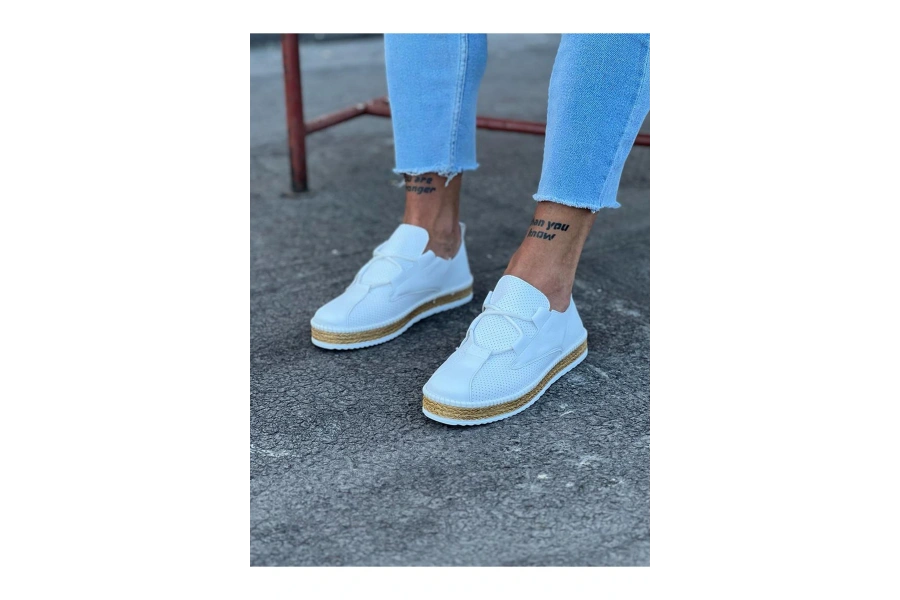 Shoecide Wg015 Beyaz Erkek Casual Ayakkabı