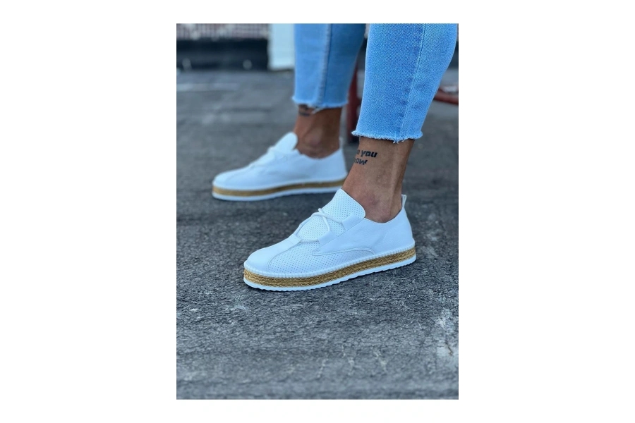 Shoecide Wg015 Beyaz Erkek Casual Ayakkabı