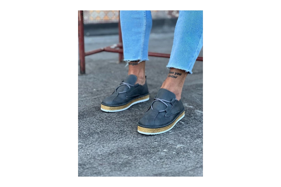 Shoecide Wg015 Gri Erkek Casual Ayakkabı