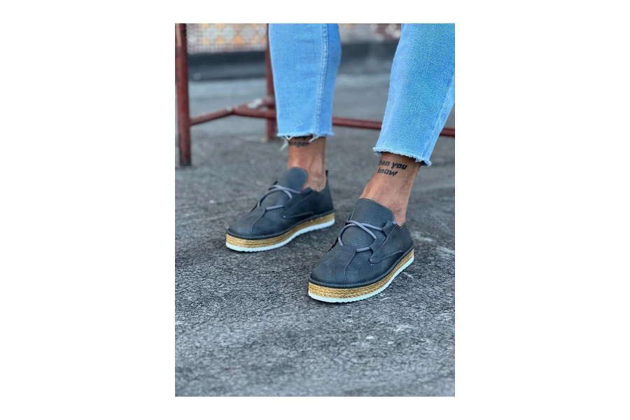 Shoecide Wg015 Gri Erkek Casual Ayakkabı