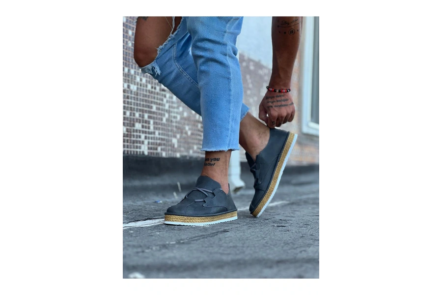 Shoecide Wg015 Gri Erkek Casual Ayakkabı