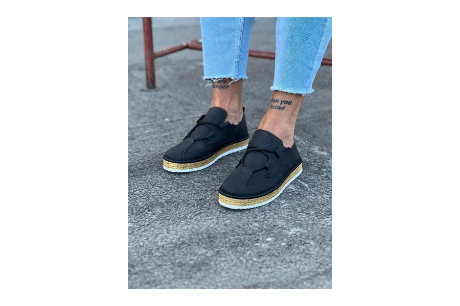 Shoecide Wg015 Siyah Erkek Casual Ayakkabı