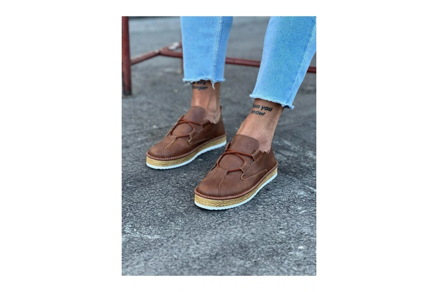 Shoecide Wg015 Taba Erkek Casual Ayakkabı