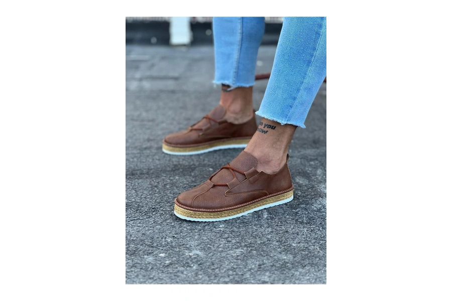Shoecide Wg015 Taba Erkek Casual Ayakkabı