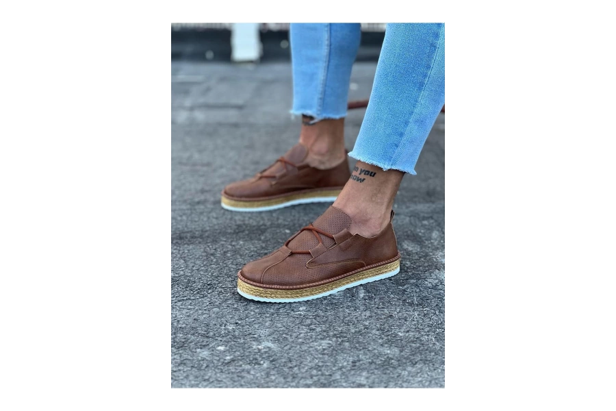 Shoecide Wg015 Taba Erkek Casual Ayakkabı