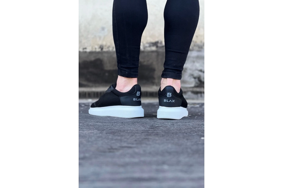 Shoecide Wg019 Siyah Triko Erkek Casual Ayakkabı