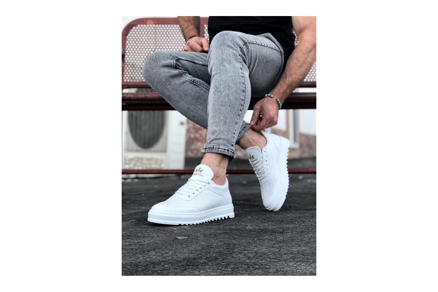 Shoecide Wg022 Beyaz Erkek Casual Ayakkabı