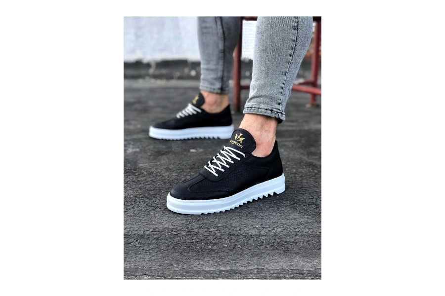 Shoecide Wg022 Siyah Erkek Casual Ayakkabı