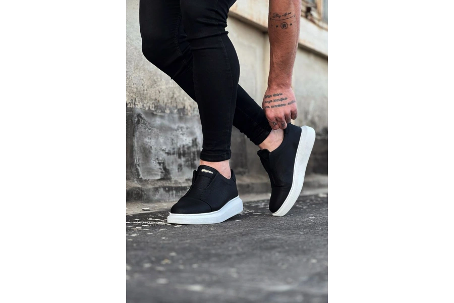 Shoecide Wg023 Siyah Günlük Casual Erkek Ayakkabı