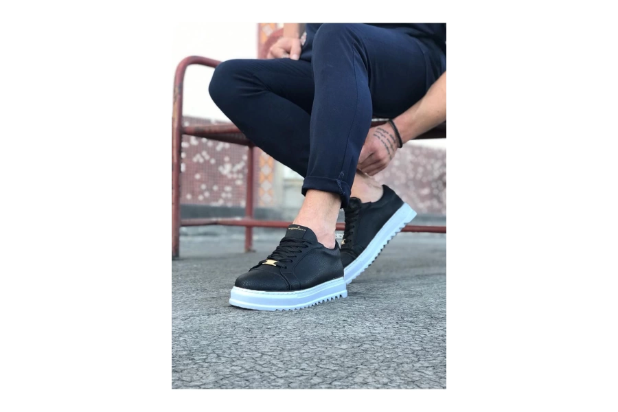 Shoecide Wg025 Siyah Erkek Casual Ayakkabı