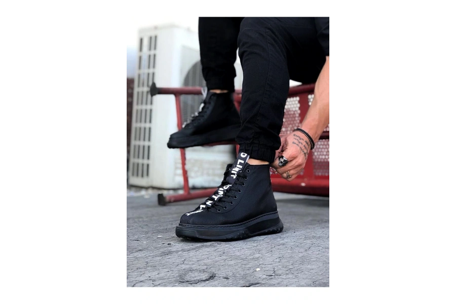 Shoecide Wg03 Kömür Şerit Yarım Bilek Bot
