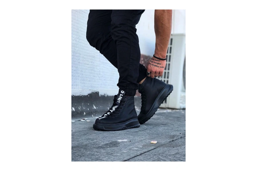 Shoecide Wg03 Kömür Şerit Yarım Bilek Bot