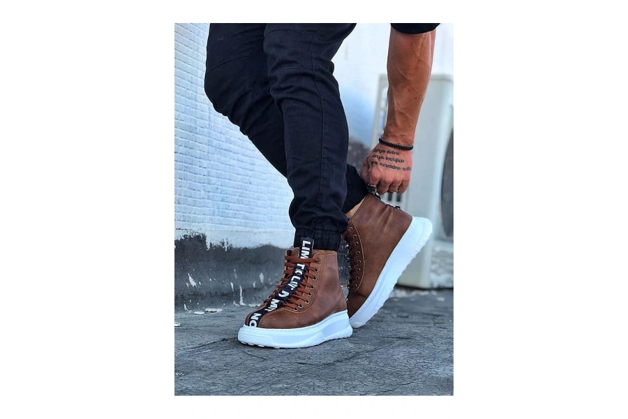 Shoecide Wg03 Taba Casual Erkek Yarım Bilek Bot