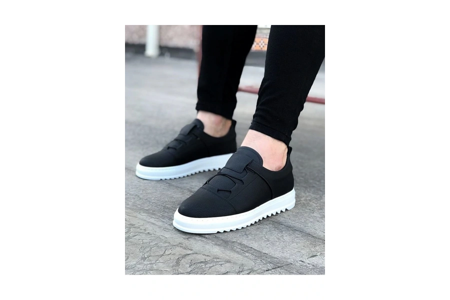 Shoecide Wg036 Siyah Erkek Casual Ayakkabı