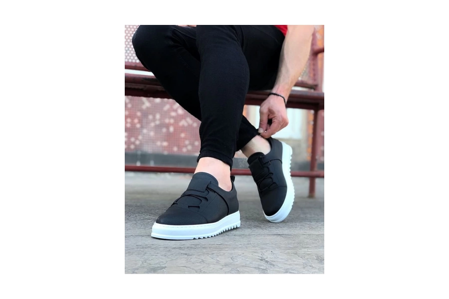 Shoecide Wg036 Siyah Erkek Casual Ayakkabı