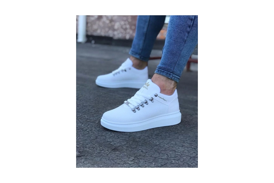 Shoecide Wg047 Beyaz  Erkek Casual Ayakkabı