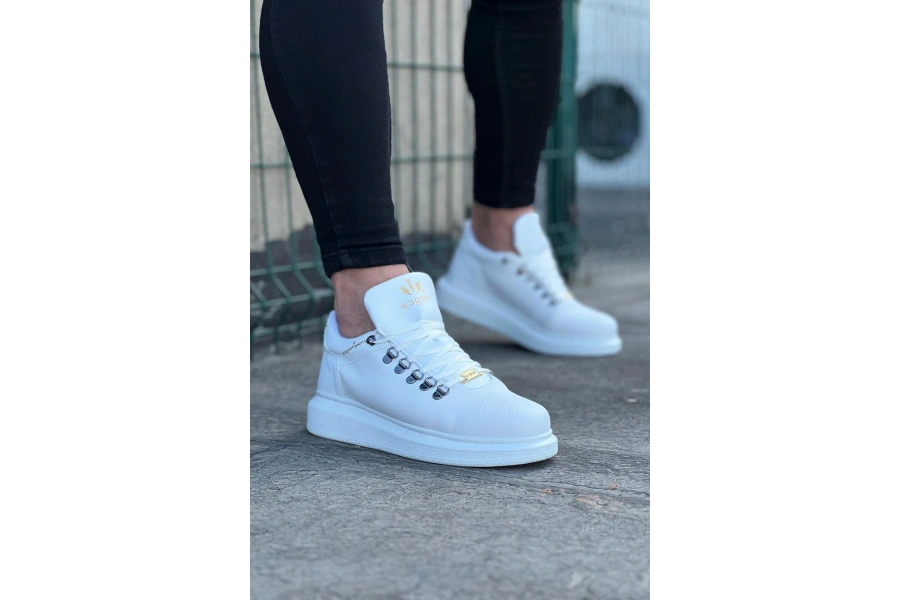 Shoecide Wg047 Beyaz  Erkek Casual Ayakkabı