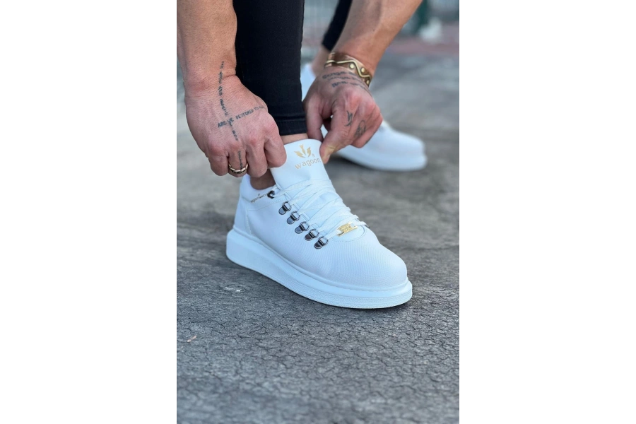Shoecide Wg047 Beyaz  Erkek Casual Ayakkabı