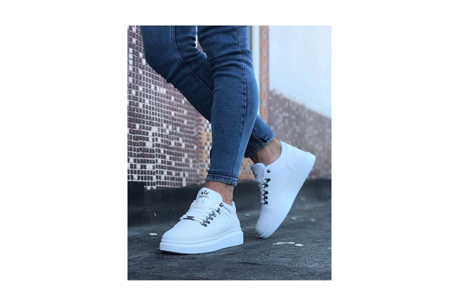 Shoecide Wg047 Beyaz  Erkek Casual Ayakkabı