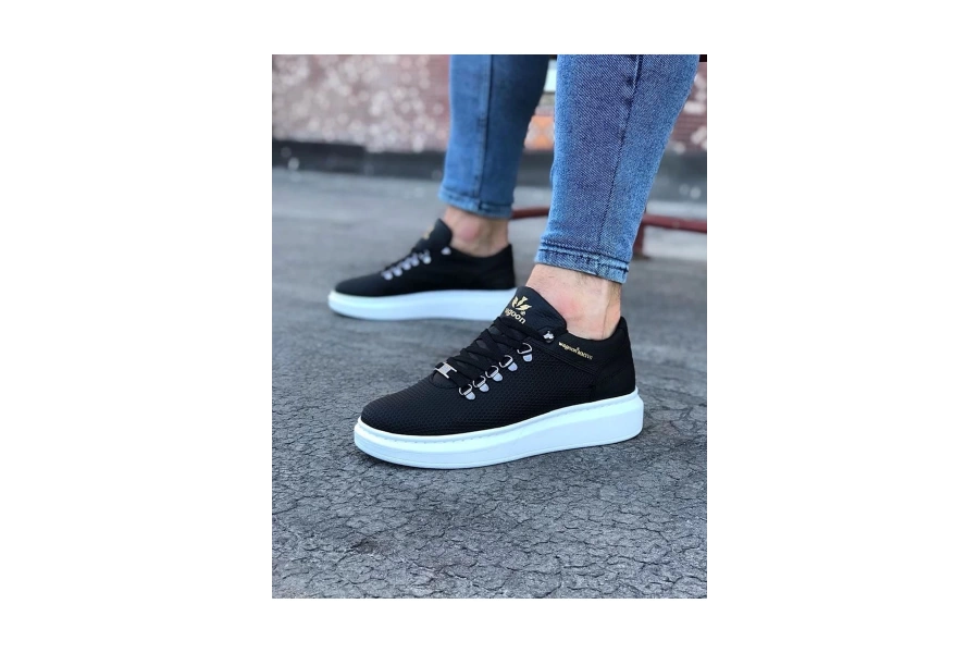 Shoecide Wg047 Siyah Erkek Casual Ayakkabı