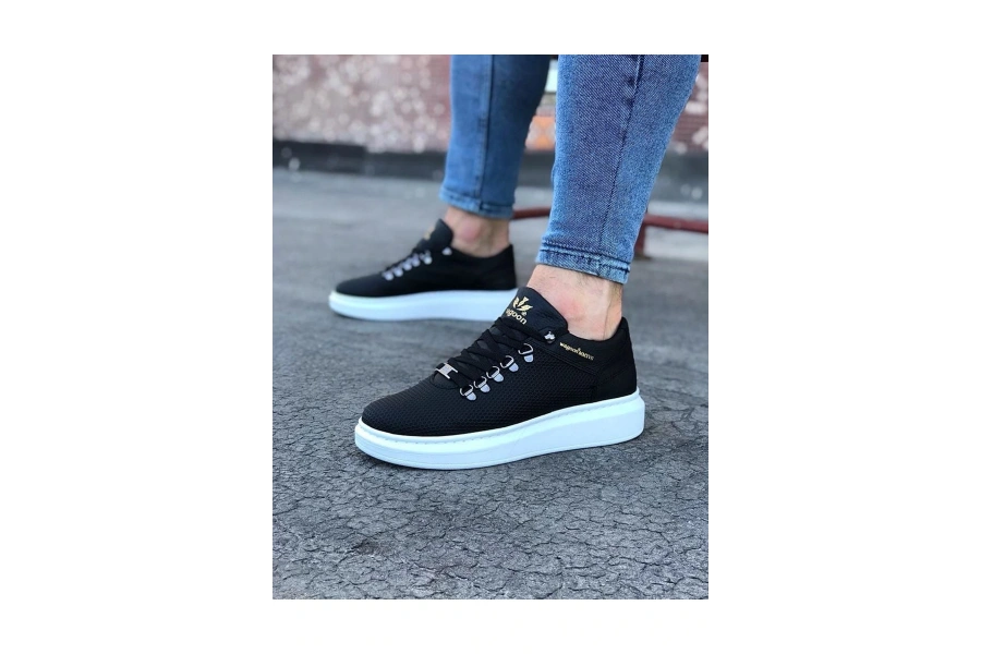 Shoecide Wg047 Siyah Erkek Casual Ayakkabı