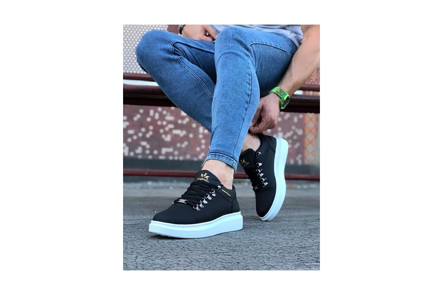 Shoecide Wg047 Siyah Erkek Casual Ayakkabı