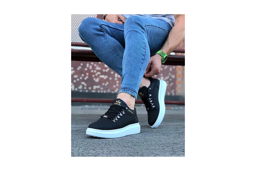Shoecide Wg047 Siyah Erkek Casual Ayakkabı
