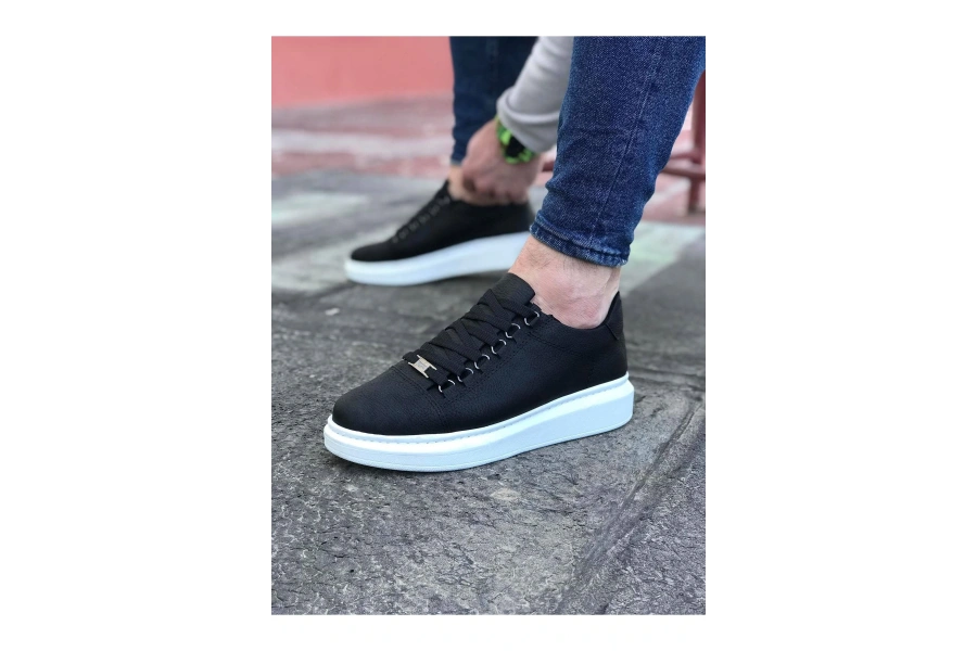 Shoecide Wg08 Siyah Erkek Casual Ayakkabı
